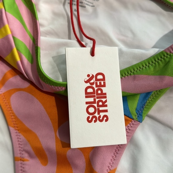 NWT SOLID AND STRIPED the Randall printed (mixed leaf print) size M - Picture 10 of 10